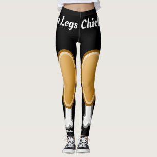 Höna lägger benen på ryggen damasker leggings