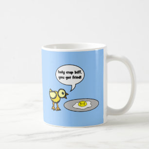höna och ägg kaffemugg