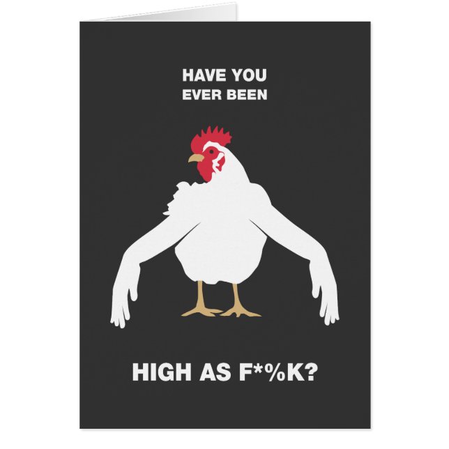 Hönaärmar Hälsningskort (Framsidan)