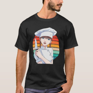Honale Cook Culinary Kitchen Chef Girl Cooking Gou T Shirt