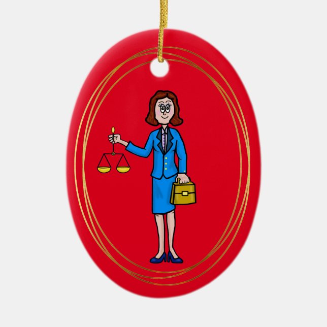 Honale Lawyer jul Ornament (Framsidan)