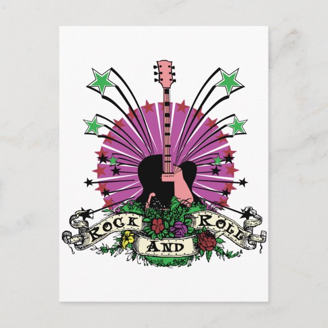 Honale Rock n Roll Vykort (Framsida)