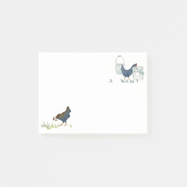 Hönaskrapor Post-it Block (Framsida)