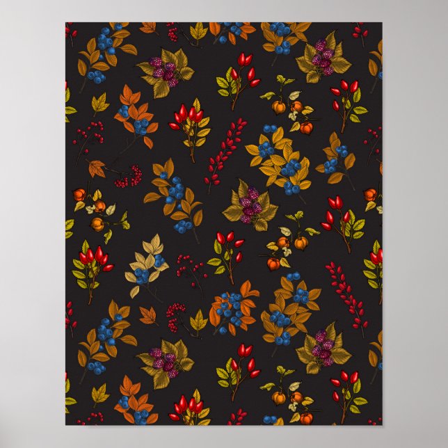 Hönbär på chokladbrun 2 poster (Framsidan)