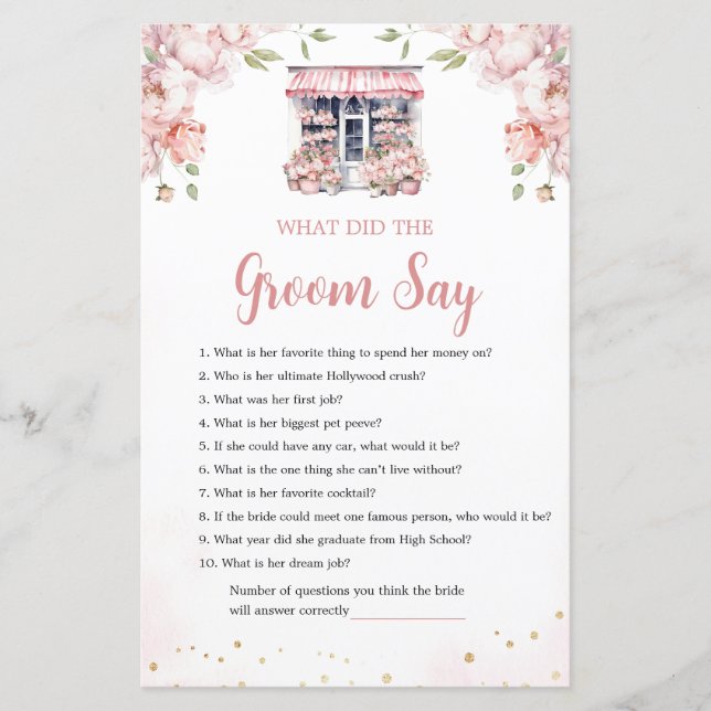 Honbrudfest Vad Brudgummen Säger (Framsida)