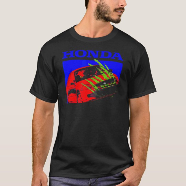 Honda Civic Bold T Shirt (Framsida)