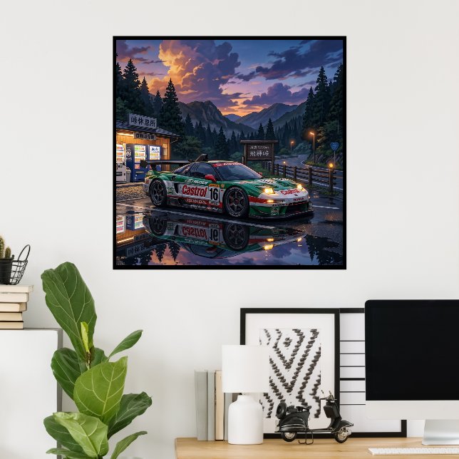Honda NSX GT Poster (Hemmakontoret)
