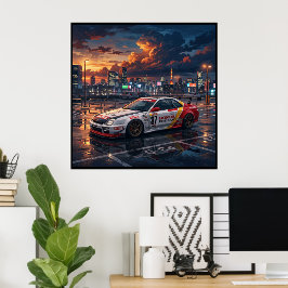 Honda Prelude Touring Car Poster