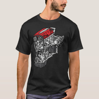 Honda S2000 F20C-motor, klassiskt T-Shirt