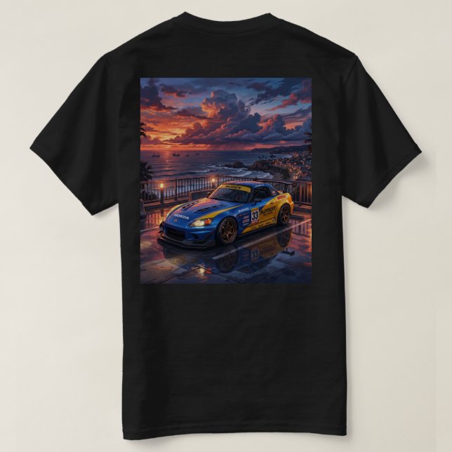 Honda S2000 Touring Car T Shirt (Design baksida)