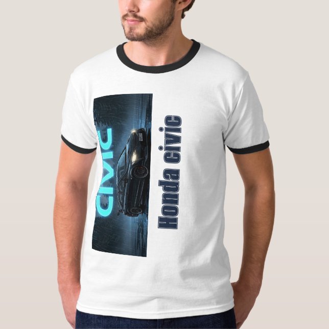Hondacivic T Shirt (Framsida)