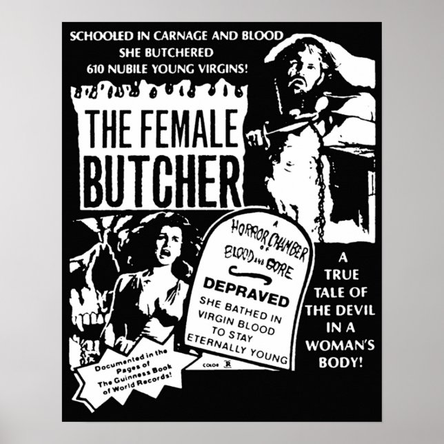 Hondjurets slaktare poster (Framsidan)