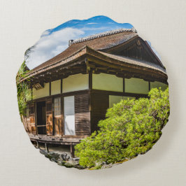 Hondo eller huvudsalen i Ginkaku-Ji, Kyoto Rund Kudde