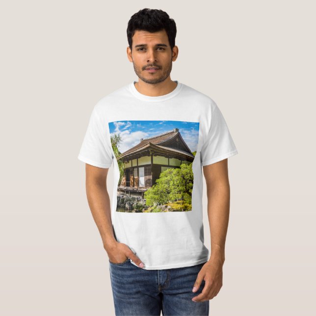 Hondo eller huvudsalen i Ginkaku-Ji, Kyoto T Shirt (Hel framsida)