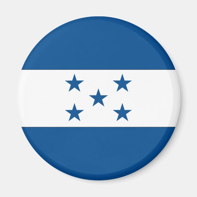 Honduran Flagga Magnet (Framsidan)