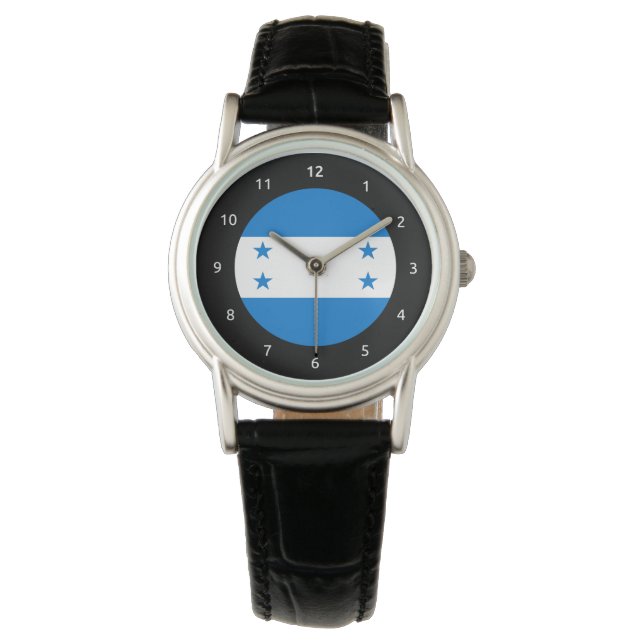 Honduran flagga Watch Armbandsur (Framsida)