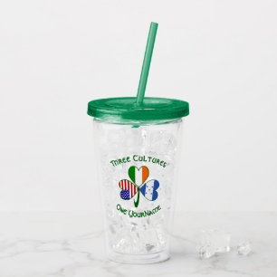 Honduran Irish American Flagga Shamrock Personlig Take Away Mugg