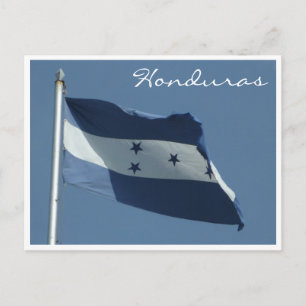 honduransk flagga vykort