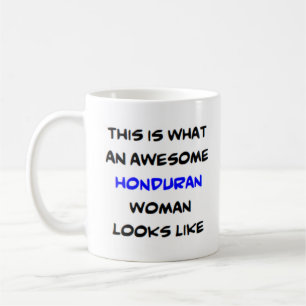 honduransk kvinna, fantastisk kaffemugg