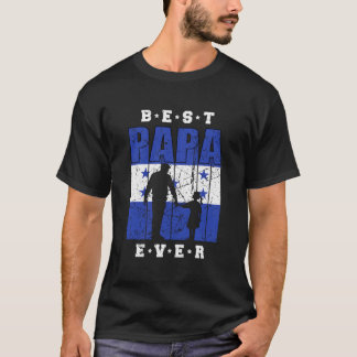 Honduransk Pappa Av Honduras Flagga Honduras Pappa T Shirt