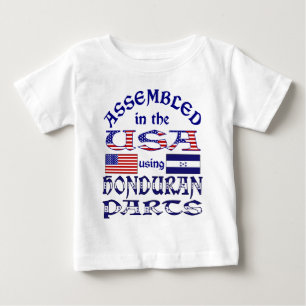 Honduranska delar framtill t-shirt