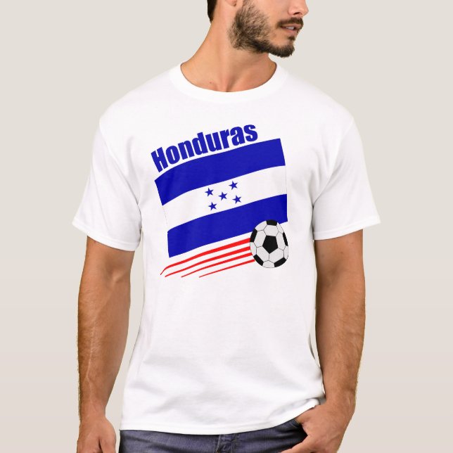 Honduranskt fotbolllag tee shirt (Framsida)