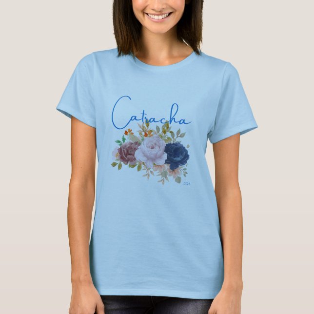 Honduras 504 Catracha Flowers 02 T Shirt (Framsida)