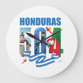 Honduras 504 Reloj de Pared Stor Klocka