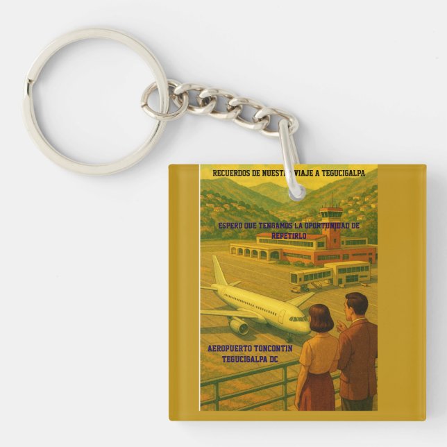  Honduras AEROPUERTO TONCONTIN Retro poster (Framsidan)