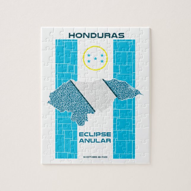 Honduras Annular Eclipse Puzzle Pussel (Vertikal)