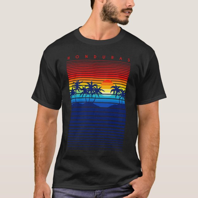 Honduras beach t shirt (Framsida)