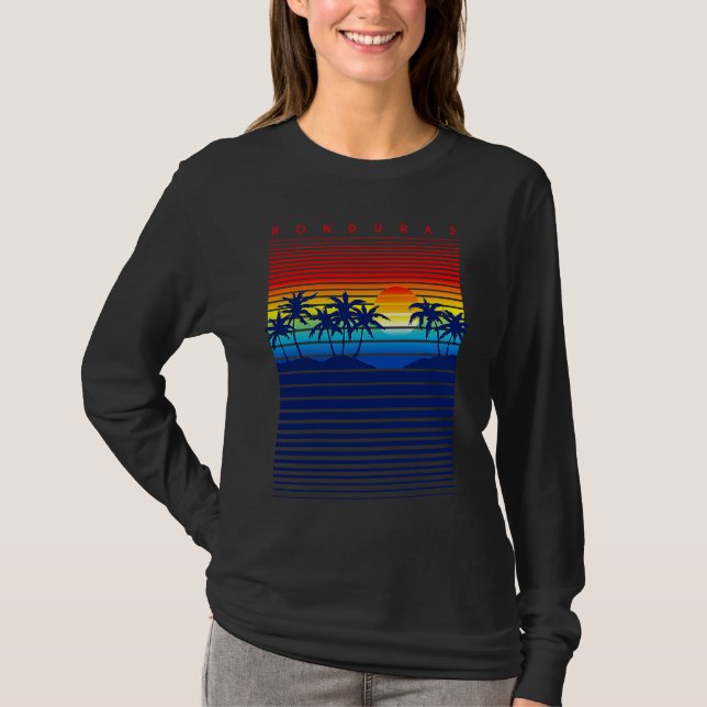 Honduras beach t shirt (Framsida)