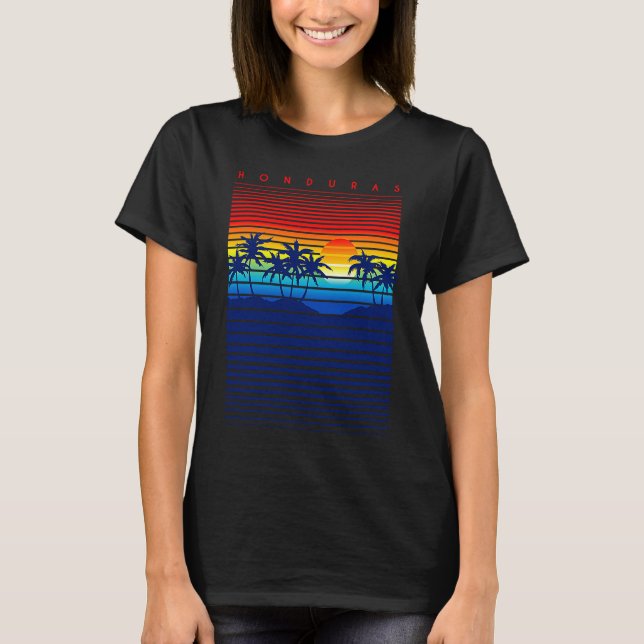 Honduras beach t shirt (Framsida)