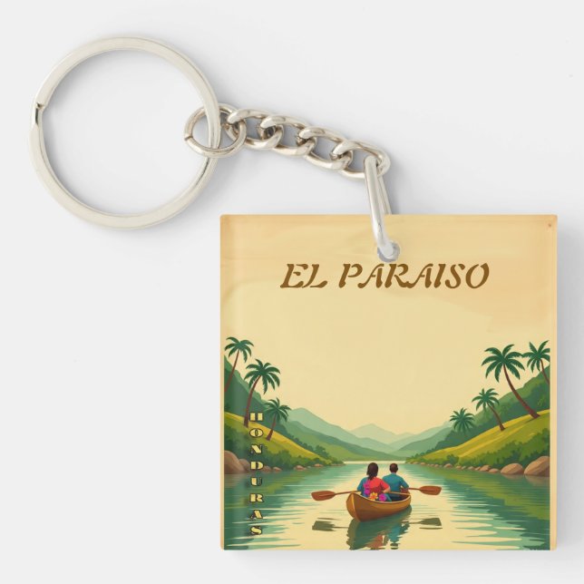  Honduras EL PARAISO Retro poster (Framsidan)