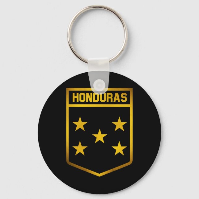 Honduras Emblem Nyckelring (Framsida)