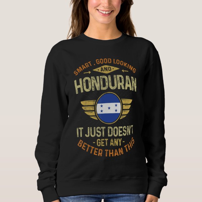 Honduras Flag Proud Hondurian Men & Women T Shirt (Framsida)