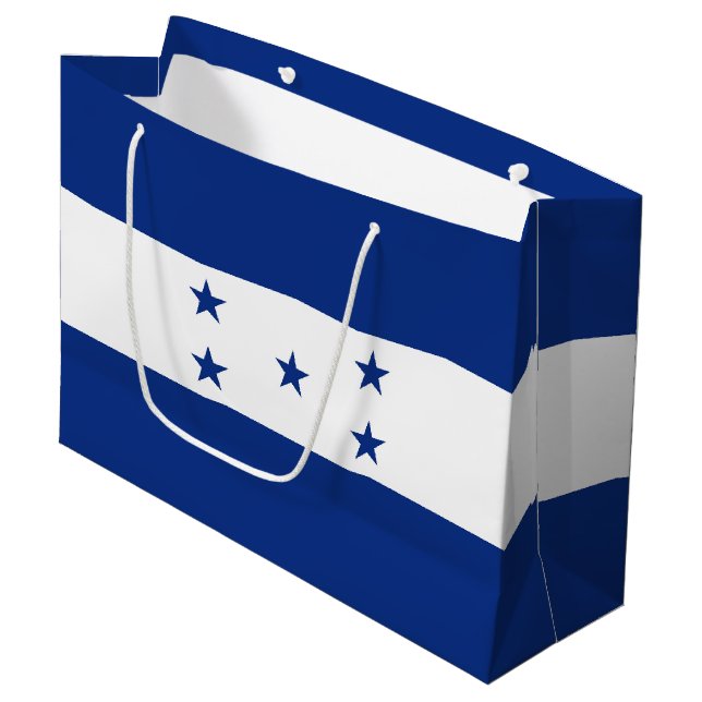Honduras flagga (Framsidan Vinklad)