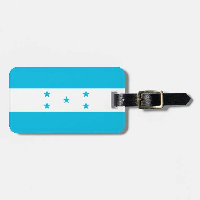 Honduras Flagga Bagagebricka (Horisontell Framsida)