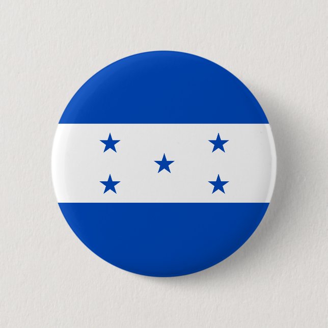 Honduras Flagga Button Knapp (Framsida)