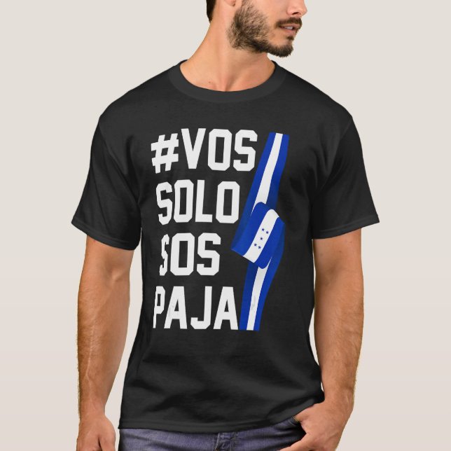 Honduras Flagga Catracho Pride Hondureño Vos Solos T Shirt (Framsida)