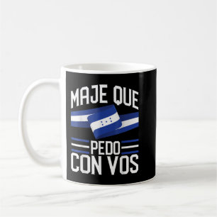 Honduras Flagga Catracho Pride Maje Que Pedo Con V Kaffemugg