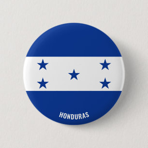 Honduras Flagga Charming Patriotic Button Knapp