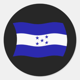 Honduras flagga dekal runt klistermärke
