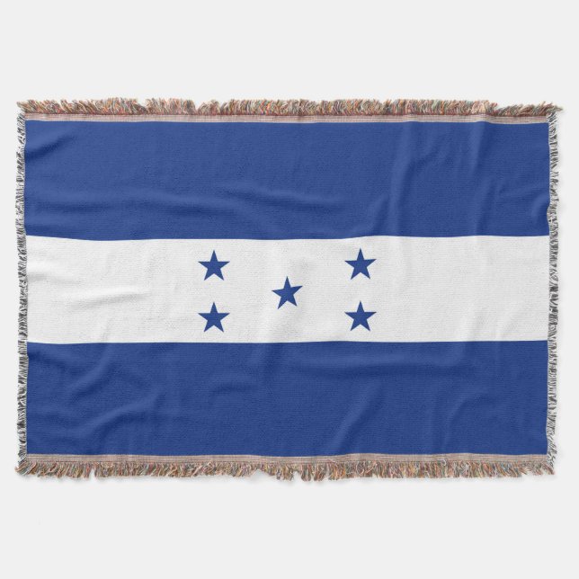 Honduras flagga filt (Framsidan)