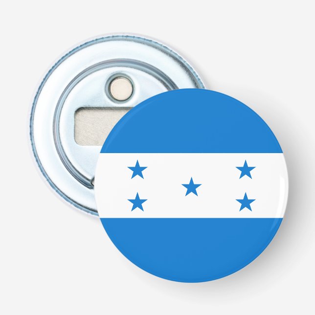 Honduras flagga flasköppnare (Framsidan)