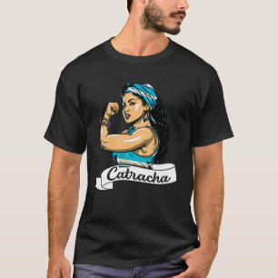 Honduras Flagga Girl Women Camiseta Catracha Mujer T Shirt