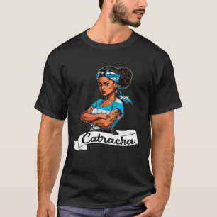 Honduras Flagga Girl Women Camiseta Catracha Mujer T Shirt