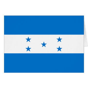 Honduras Flagga Hälsningskort