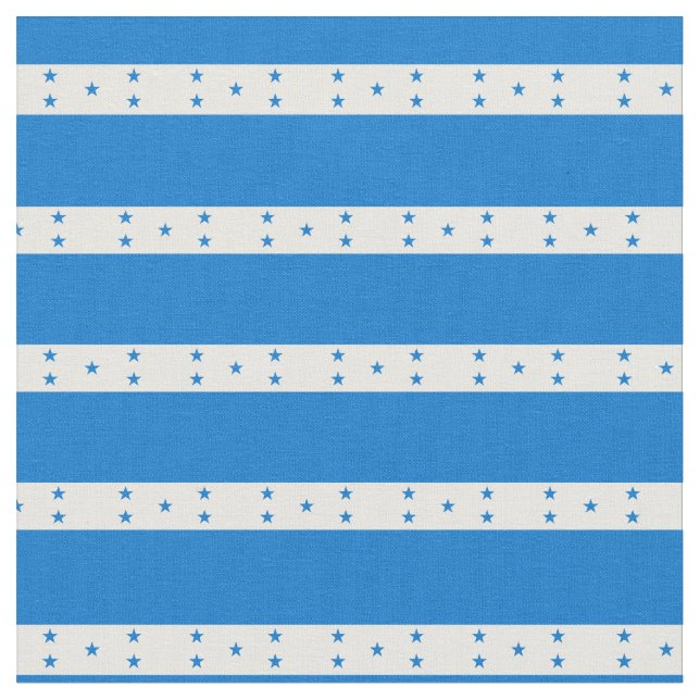 Honduras Flagga & Honduras Trendig Fabric/mode Tyg (Närbild)
