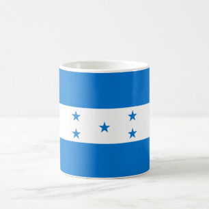 Honduras flagga kaffemugg